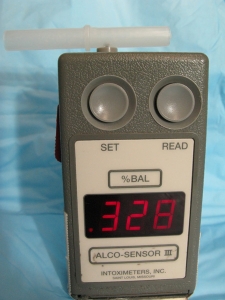 Breathalyzer with elevated measurement